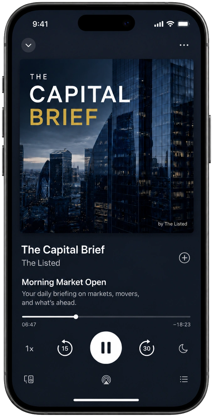 The Capital Brief playing on podcast app